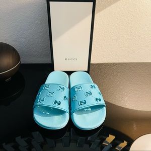 KIDS Gucci Rubber Slides